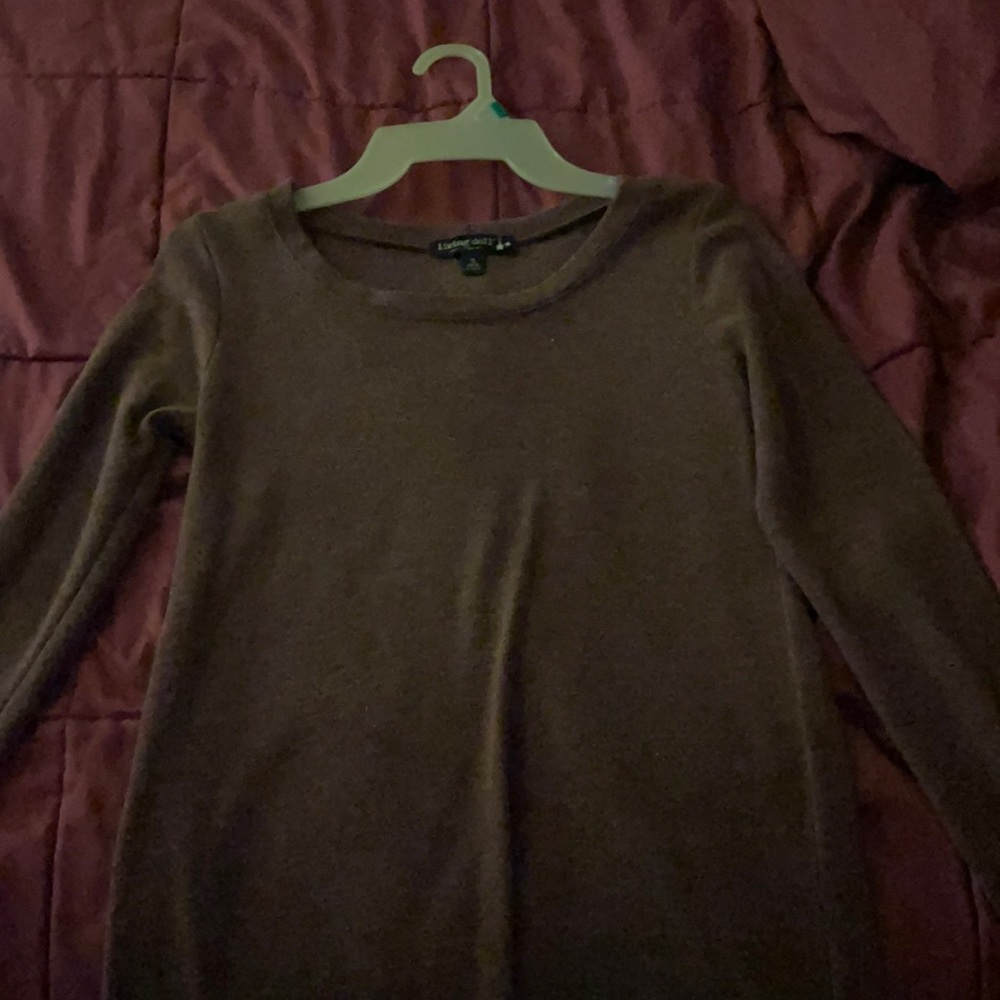 Living Doll Small light purple long sleeved tee shirt